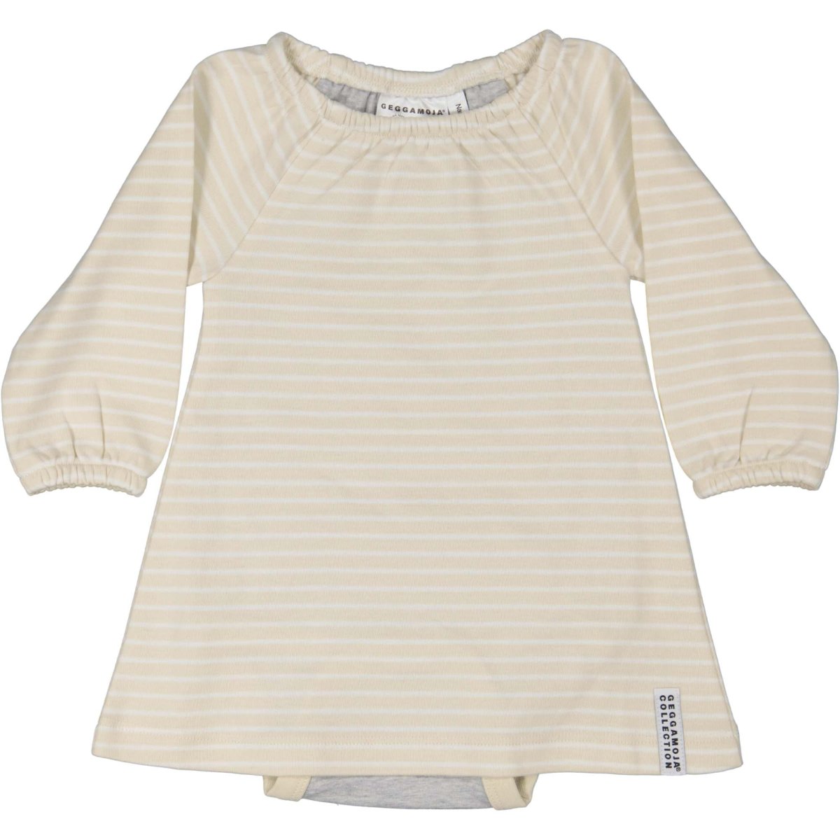 Singoallaklänning beige och vit - Bild 3