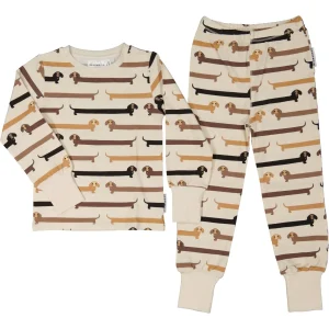 Pyjamas tvådelad  Bambu Tax Beige