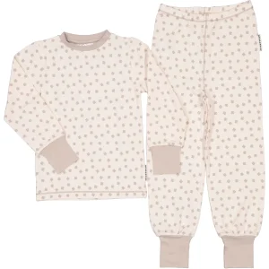Pyjamas tvådelad Bambu Beige Klöver